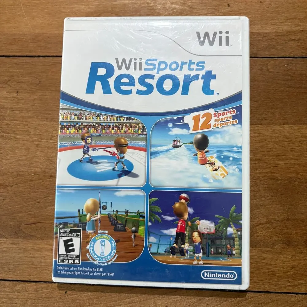 Wii Sports Resort (Nintendo Wii, 2009) Case & Game CIB Authentic Un-Tested